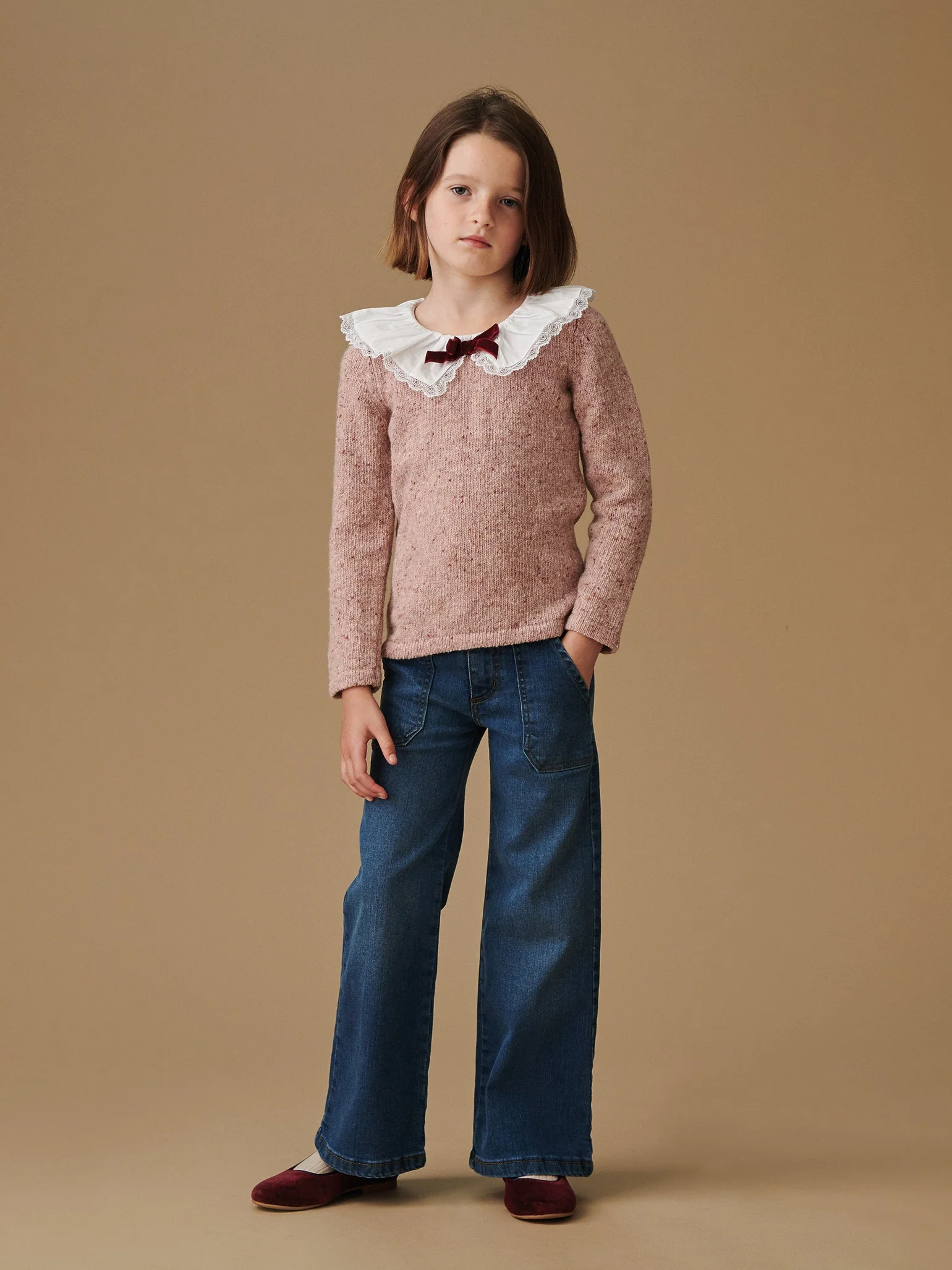 Blue Denim Enola Girl Wide Leg Jeans - Image 5