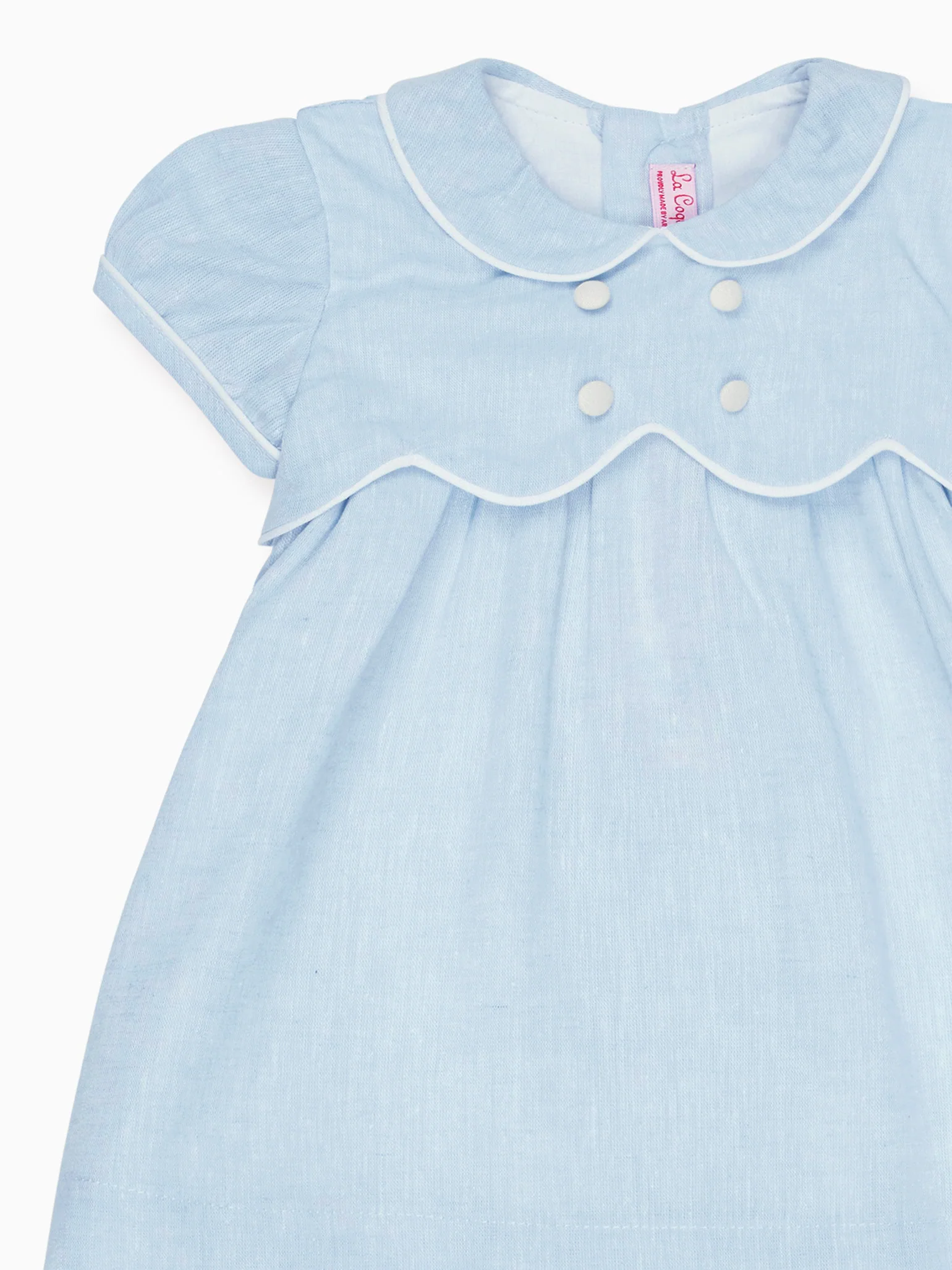 Dusty Blue Romina Baby Girl Set - Image 4