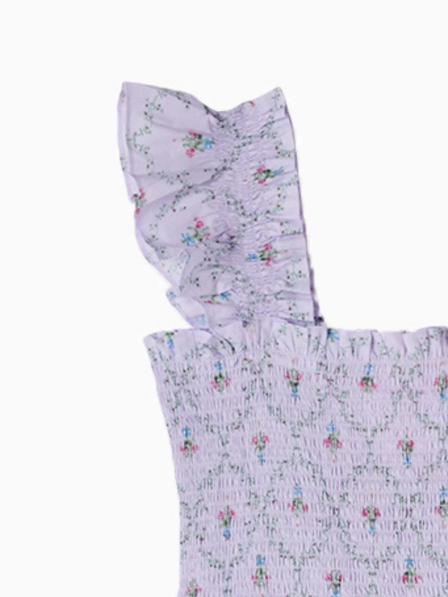 Hill House Home X La Coqueta Lilac Trellis Women Ellie Nap Dress - Image 4