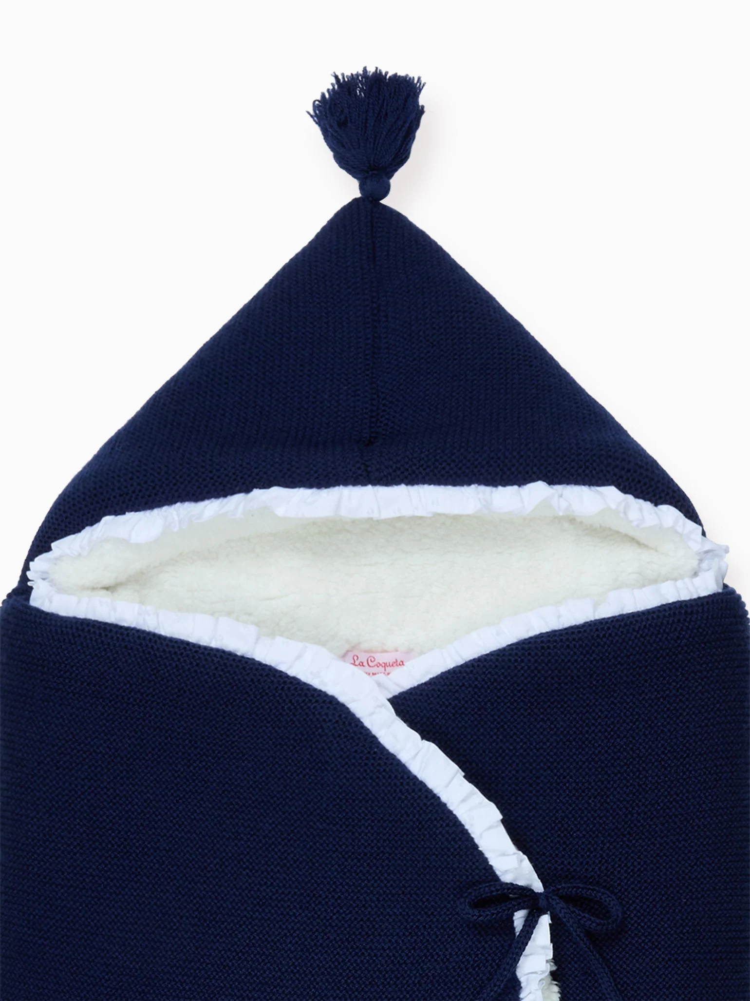 Navy Fatima Merino Baby Nest - Image 5