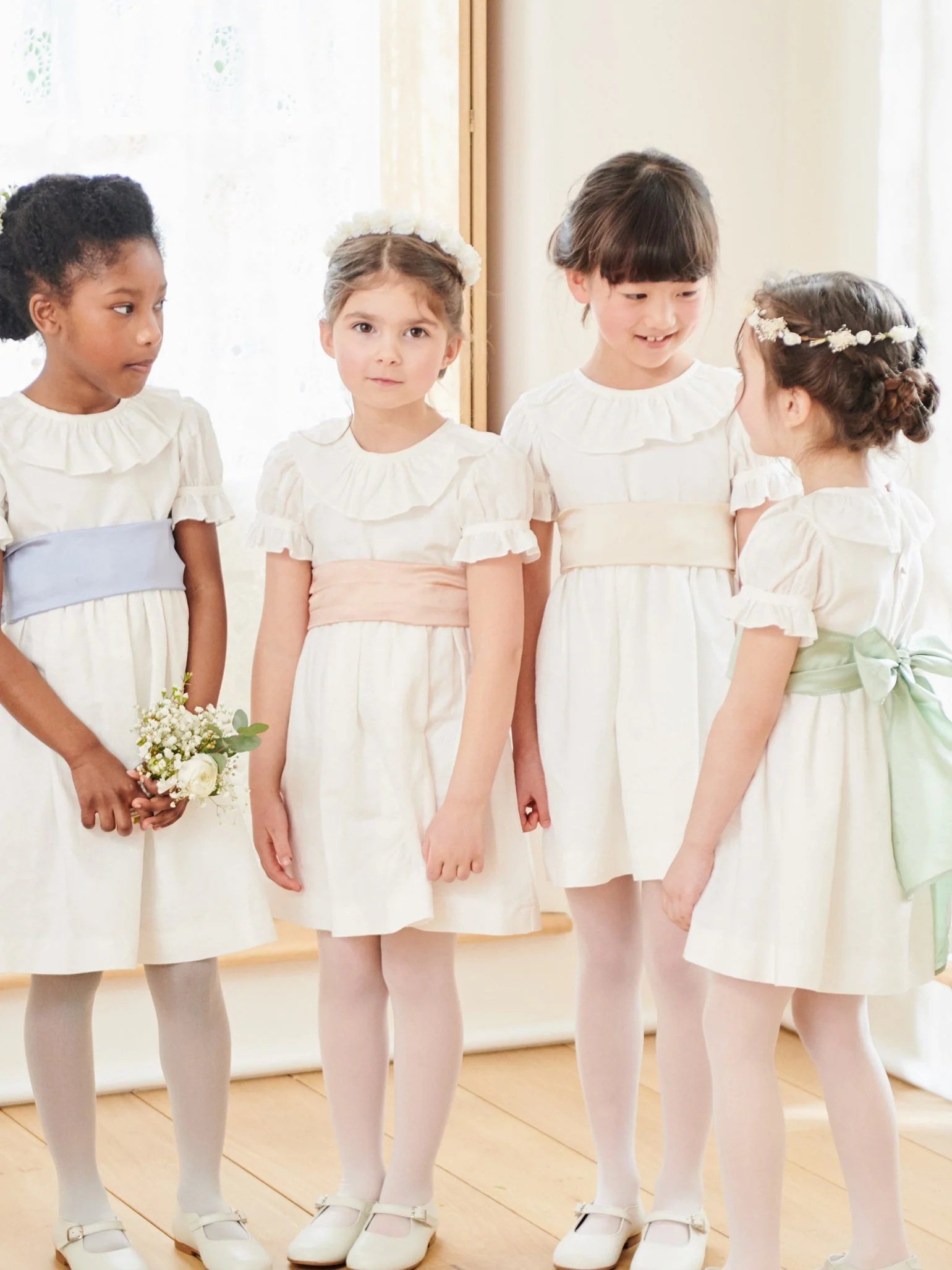 White Vega Ceremony Girl Dress - Image 20