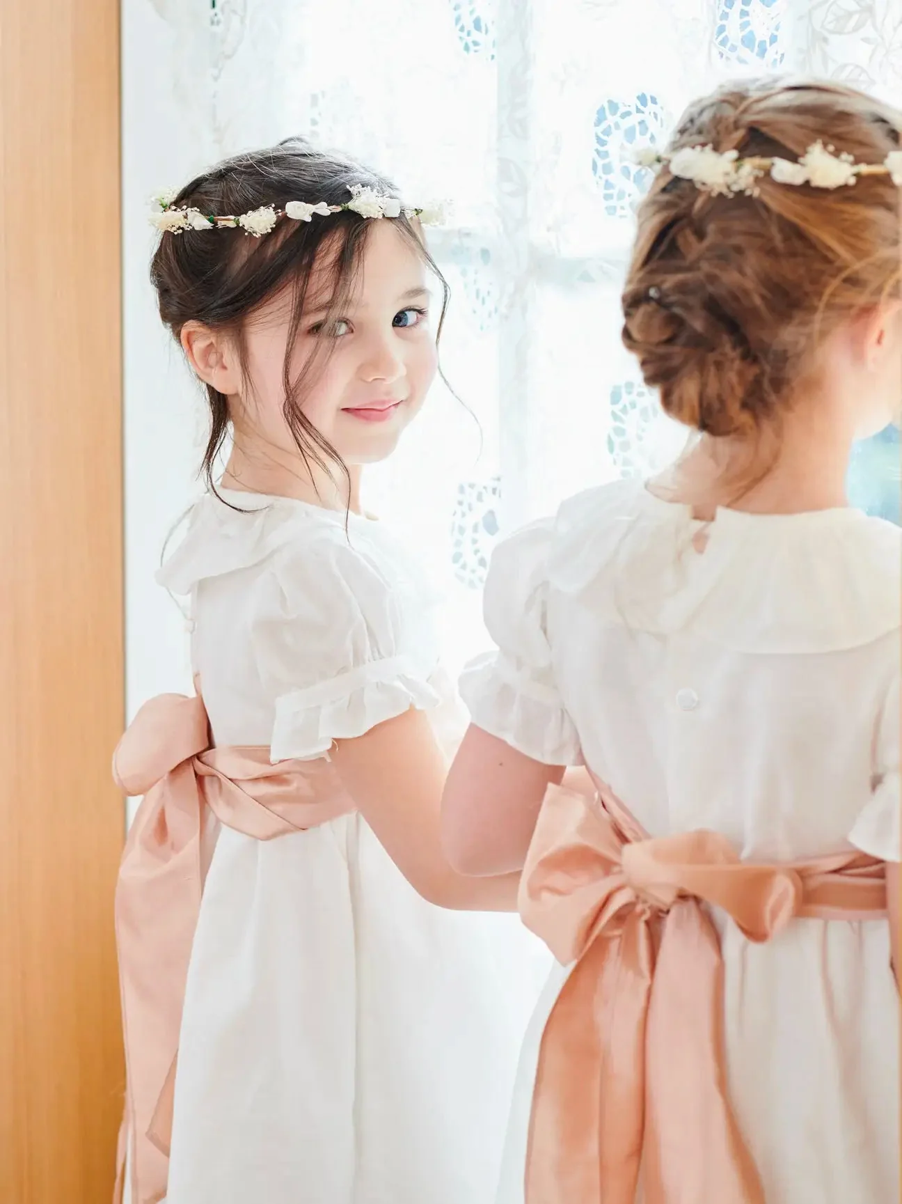 White Vega Ceremony Girl Dress - Image 22