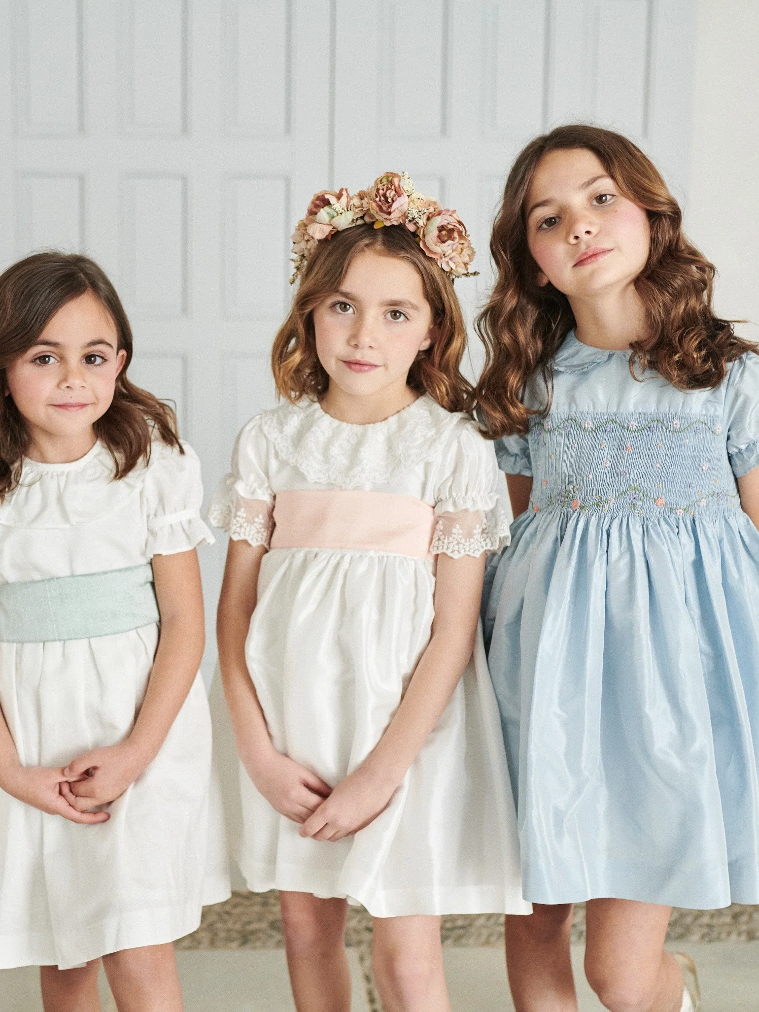 White Vega Ceremony Girl Dress - Image 5
